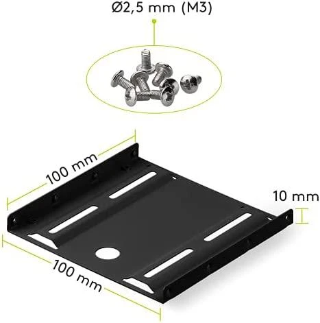 Goobay | 2,5" standžiojo disko montavimo rėmas iki 3,5"