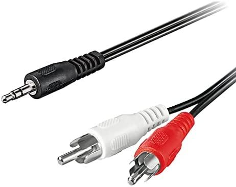 Wentronic TECHLY 504402 Techly Audio stereo laidas, lizdas 3,5 mm iki 2x RCA M/M 50 cm