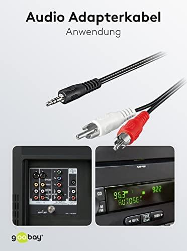 Wentronic TECHLY 504402 Techly Audio stereo laidas, lizdas 3,5 mm iki 2x RCA M/M 50 cm