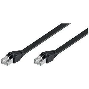 Goobay Kabelis LAN Patchcord CAT 6 U/UTP FLAT juoda 3m