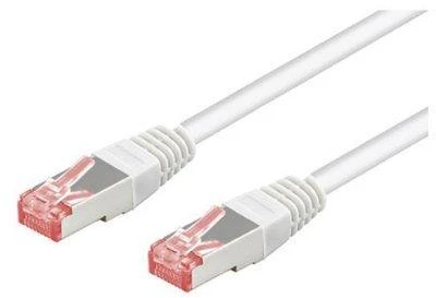 Goobay 7,5 m CAT 6 pataisų kabelis, S/FTP (PiMF), baltas