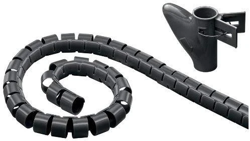 Wentronic DELTACO neiloninis kabelio kanalas, 25mm, 2.5m, juodas / LDR02