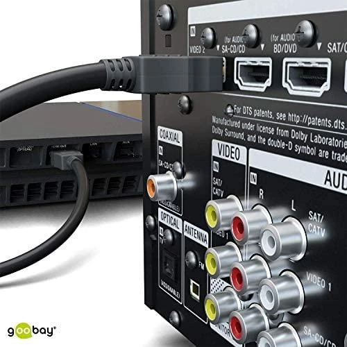 Goobay Gogobay 51821 High Speed HDMI™ kabelis, 3 m, auksinu padengtas Gogobay