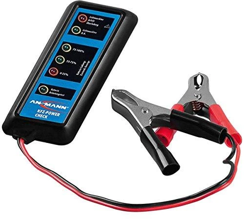 Wentronic Ansmann automobilio galios patikrinimas