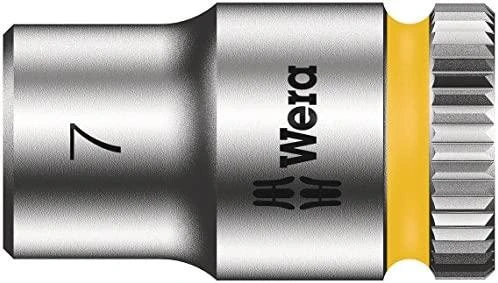 Terkšlinis T formos atsuktuvas su galvutėmis, 9vnt 6-13mm Wera Kraftform Kompakt 400 RA