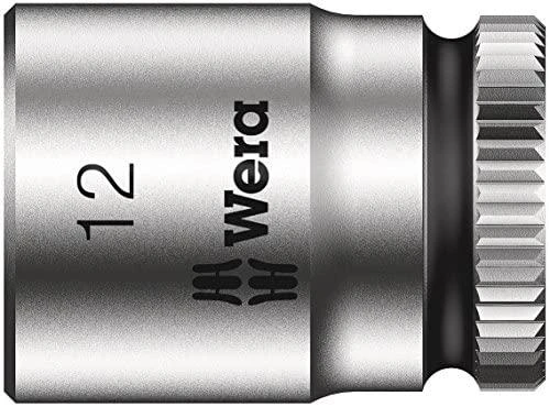Terkšlinis T formos atsuktuvas su galvutėmis, 9vnt 6-13mm Wera Kraftform Kompakt 400 RA