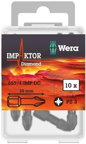Atsuktuvo antgalis WERA 855/1 IMP DC PZ3 25mm, 10vnt.