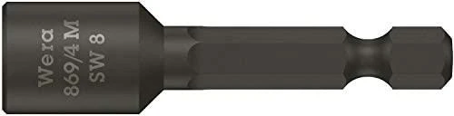 Magnetinis laikiklis šešiakampiams sraigtams 8.0 x 50mm, 869/4 M SW, blisteryje, WERA