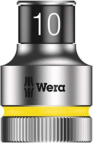 Terkšlės ir galvučių rinkinys Wera Zyklop Hybrid 8006 SC 1, 10-19mm, 13 vnt