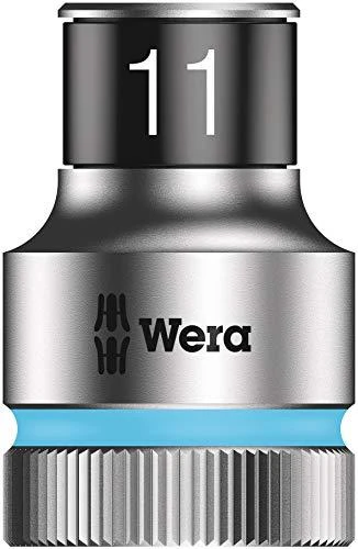 Terkšlės ir galvučių rinkinys Wera Zyklop Hybrid 8006 SC 1, 10-19mm, 13 vnt