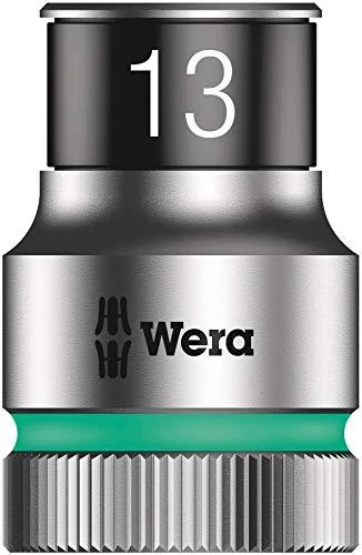 Terkšlės ir galvučių rinkinys Wera Zyklop Hybrid 8006 SC 1, 10-19mm, 13 vnt