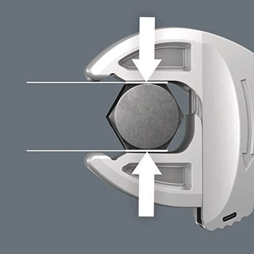 Terkšlinių savaime užsifiksuojančių raktų komplektas 4vnt (XS/S/M/L) Wera Joker 6004, Set 1, 7-19mm.