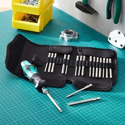 19 dalių atsuktuvų rinkinys WERA KK Turbo 1