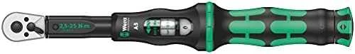 Wera dviračių sukimo momento rinkinys 16vnt, 1/4" 2,5-25Nm, lizdai 10-15mm, lizdai TX10-T30, HEX 3-8mm