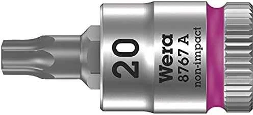 Wera dviračių sukimo momento rinkinys 16vnt, 1/4" 2,5-25Nm, lizdai 10-15mm, lizdai TX10-T30, HEX 3-8mm