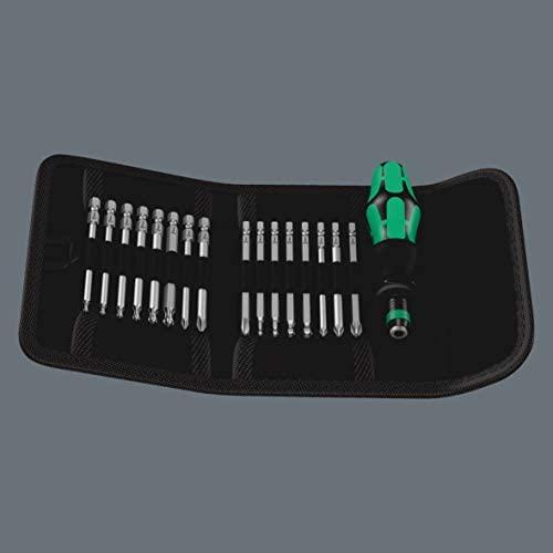 WERA Kraftform Kompakt 60 KK maišelis su. 89 mm ilgio antgaliai