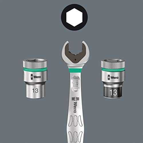 Wera 8100 SB 6 Zyklop greičio reketų rinkinys 3/8 pavaros metrika