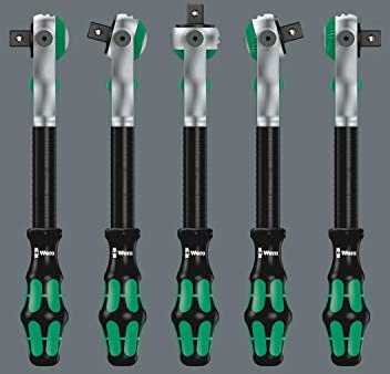 Wera 8100 SB 6 Zyklop greičio reketų rinkinys 3/8 pavaros metrika
