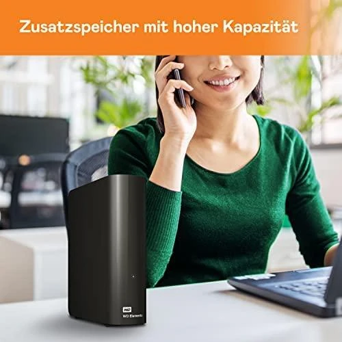Išorinis kietasis diskas HDD Western Digital Elements Desktop (10TB, USB 3.0)