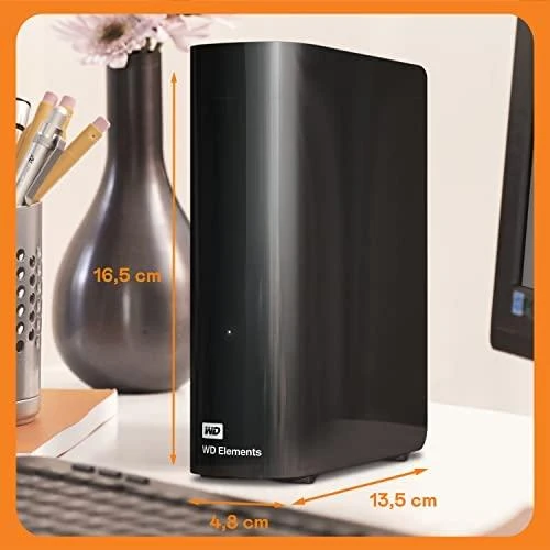 Išorinis kietasis diskas HDD Western Digital Elements Desktop (10TB, USB 3.0)