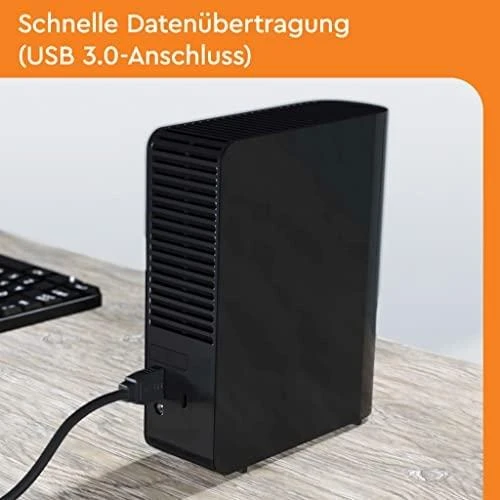 Išorinis kietasis diskas HDD Western Digital Elements Desktop (10TB, USB 3.0)