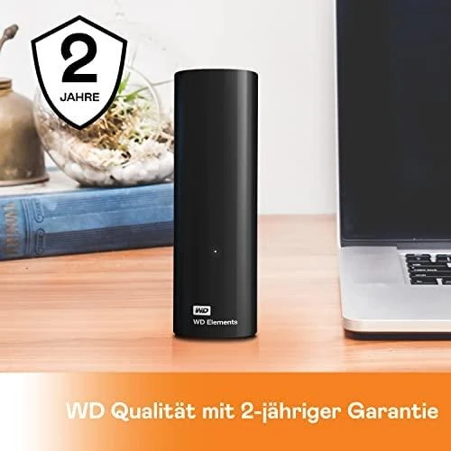 Kietasis diskas Western Digital 3.5 12TB Western Digital Elements Desktop 3.2 Gen 1 juodas