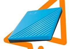 Išorinis kietasis diskas HDD Western Digital My Passport (4TB, USB 3.2) Mėlyna