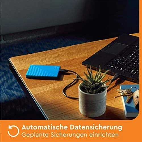 Išorinis kietasis diskas HDD Western Digital My Passport (4TB, USB 3.2) Mėlyna