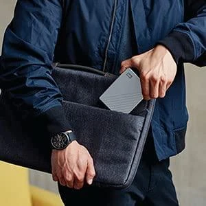 Kietasis diskas Western Digital „My Passport Ultra 2TB“ Mėlyna USB-C/USB3.0 HDD 2,5 colio metalinės apdailos RTL nešiojamas išorinis diskas