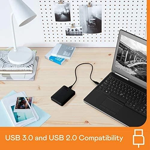 Kietasis diskas Western Digital Išorinis HDD WD 2TB 2,5", juodas