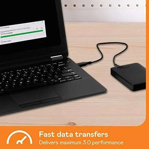 Kietasis diskas Western Digital Išorinis HDD WD 2TB 2,5", juodas