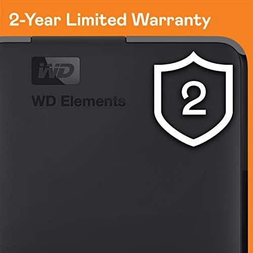 Kietasis diskas Western Digital Išorinis HDD WD 2TB 2,5", juodas