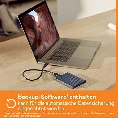 Kietasis diskas Western Digital My Passport for MAC 5TB Mėlyna
