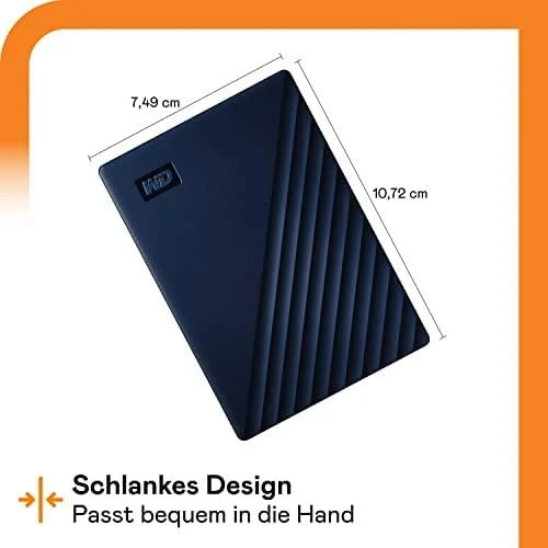 Kietasis diskas Western Digital My Passport for MAC 4TB Mėlyna