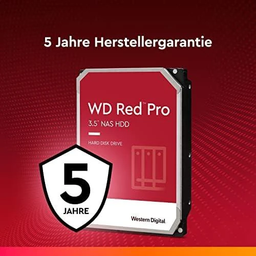 Western Digital Sandisk WD Raudona Pro 16TB 6Gb/s SATA 512MB Cache Internal 3.5inch HDD bulk