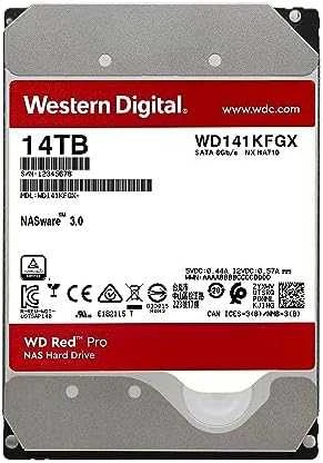 Vidinis kietasis diskas - Western Digital Raudona WD142KFGX 14 TB 3.5" Serial ATA III