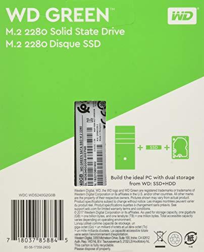 Western Digital SanDisk Drive WD Žalias WDS240G2G0B (240 GB , M.2, SATA III)