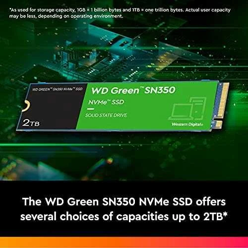 Sandisk WD Žalias SN350 NVMe SSD 250GB M.2 2280 PCIe Gen3