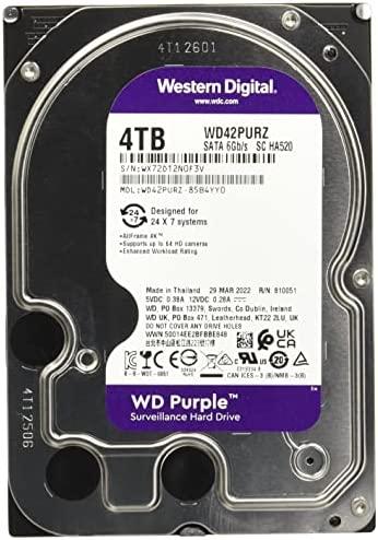 Western Digital Hard Drive Violetinė WD42PURZ 5400 RPM 4000 GB