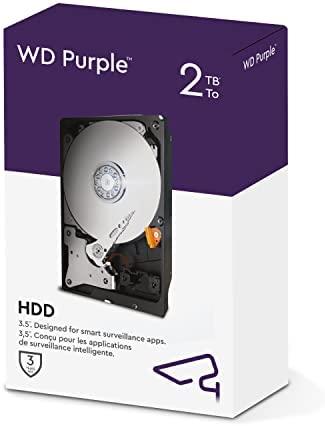 Western Digital Surveillance Hard Drive Violetinė WD22PURZ 5400 RPM, 2000 GB