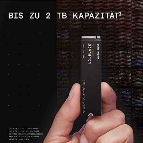 Western Digital Juodas SN770 250 GB M.2 PCI Express 4.0 NVMe
