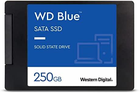 Sandisk Dysk SSD WD Mėlyna 250GB M.2 2280 SATA III (WDS250G1B0B)