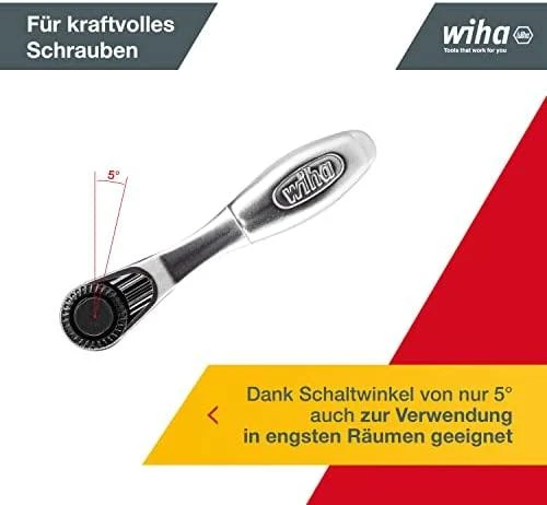 Antgalių rinkinys Wiha Micro Bit Set (65 vnt.)