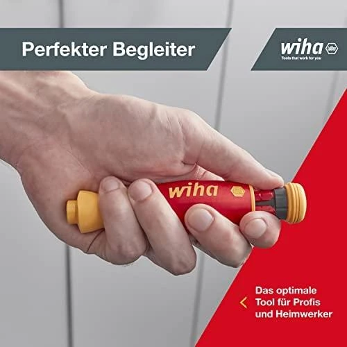 Atsuktuvas su antgaliais (4 vnt.) WIHA PocketMax® 1000V, Elektrikams