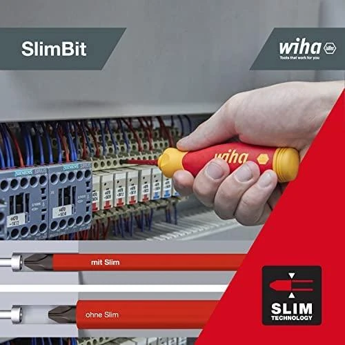 Atsuktuvas su antgaliais (4 vnt.) WIHA PocketMax® 1000V, Elektrikams
