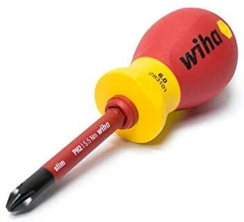 Atsuktuvas WIHA VDE Stubby VDE Elektrikams 1000 V, su 3 antgaliai Slim bit, SB