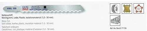 Pjūklelis gumai, odai, plastikui (5vnt.) Messer WILPU