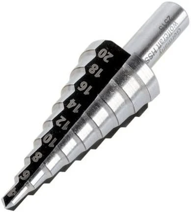 Wolfcraft 4-20 mm HSS žingsninis grąžtas