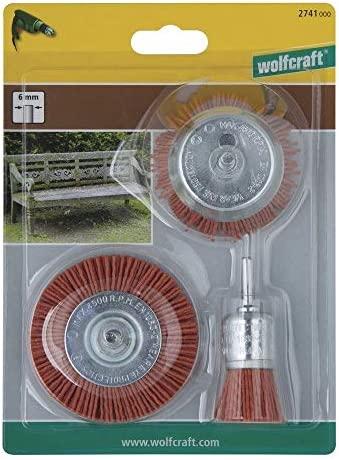 „Wolfcraft Rinkinys“ WOLFCRAFT VIELINIAI ŠEPEČIAI - NAILONU DANGTA VIELA [3 Vnt.] WF2741000 WOLFCRAFT