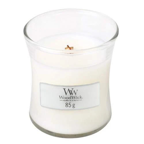 WoodWick Aromatinė žvakė (White Teak), 85 g
